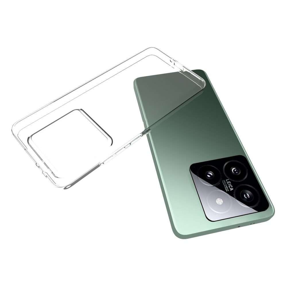 For Xiaomi 14T Pro Waterproof Texture TPU Phone Case(Transparent)