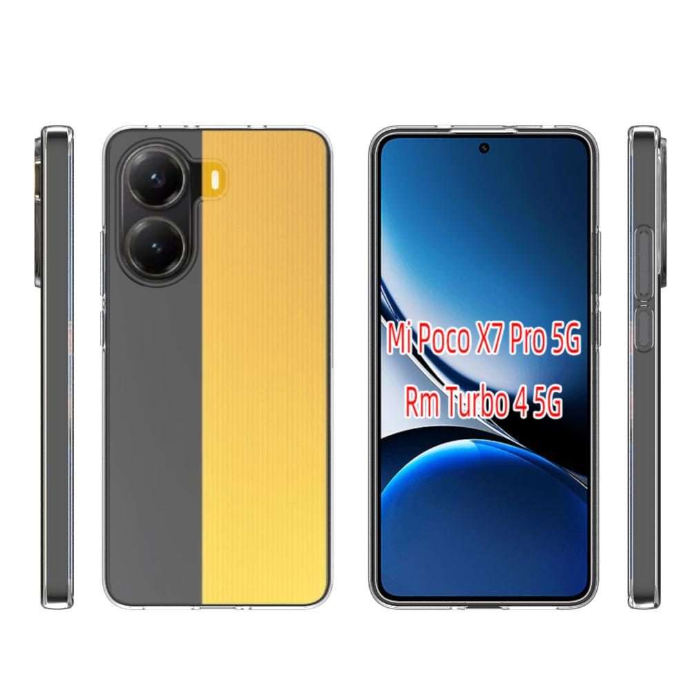 For Xiaomi Poco X7 Pro Waterproof Texture TPU Phone Case(Transparent)
