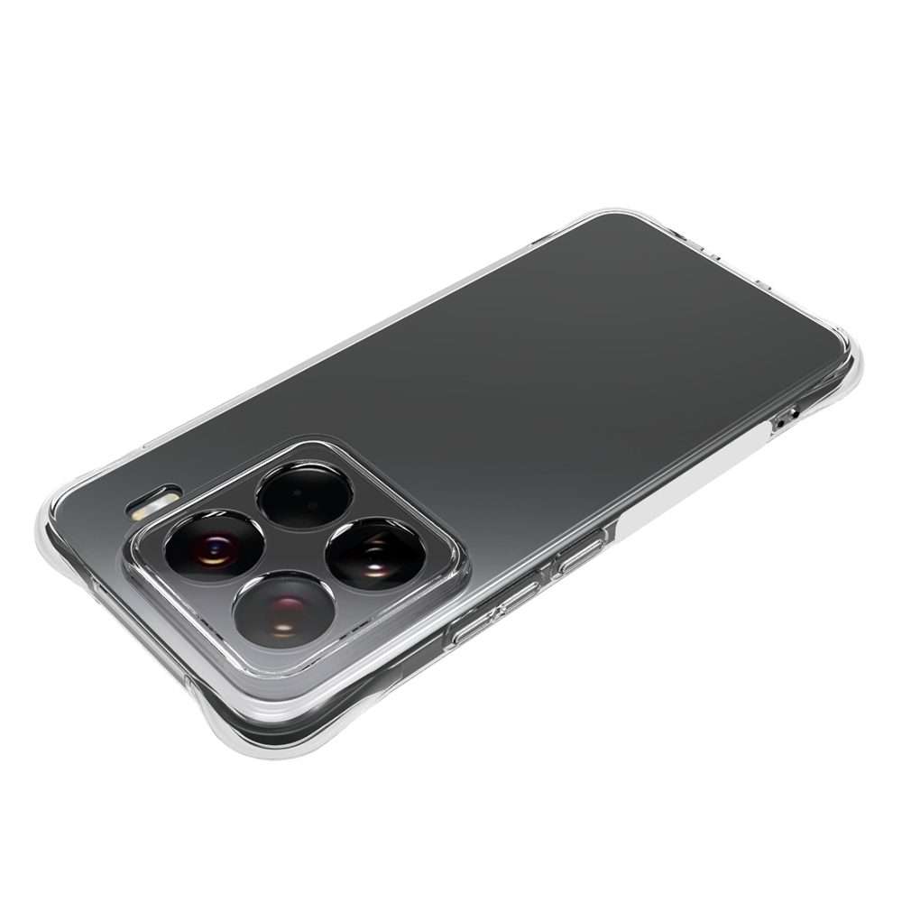 For Xiaomi 15 Pro Shockproof Non-slip Thickening TPU Phone Case(Transparent)