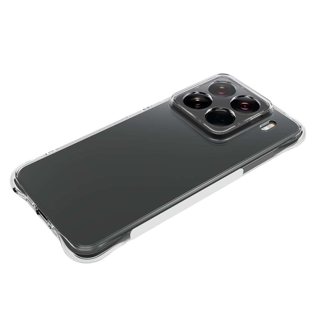 For Xiaomi 15 Pro Shockproof Non-slip Thickening TPU Phone Case(Transparent)