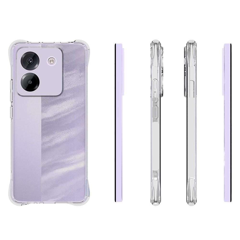 For Xiaomi Poco M7 Pro 5G Shockproof Non-slip Thickening TPU Phone Case(Transparent)