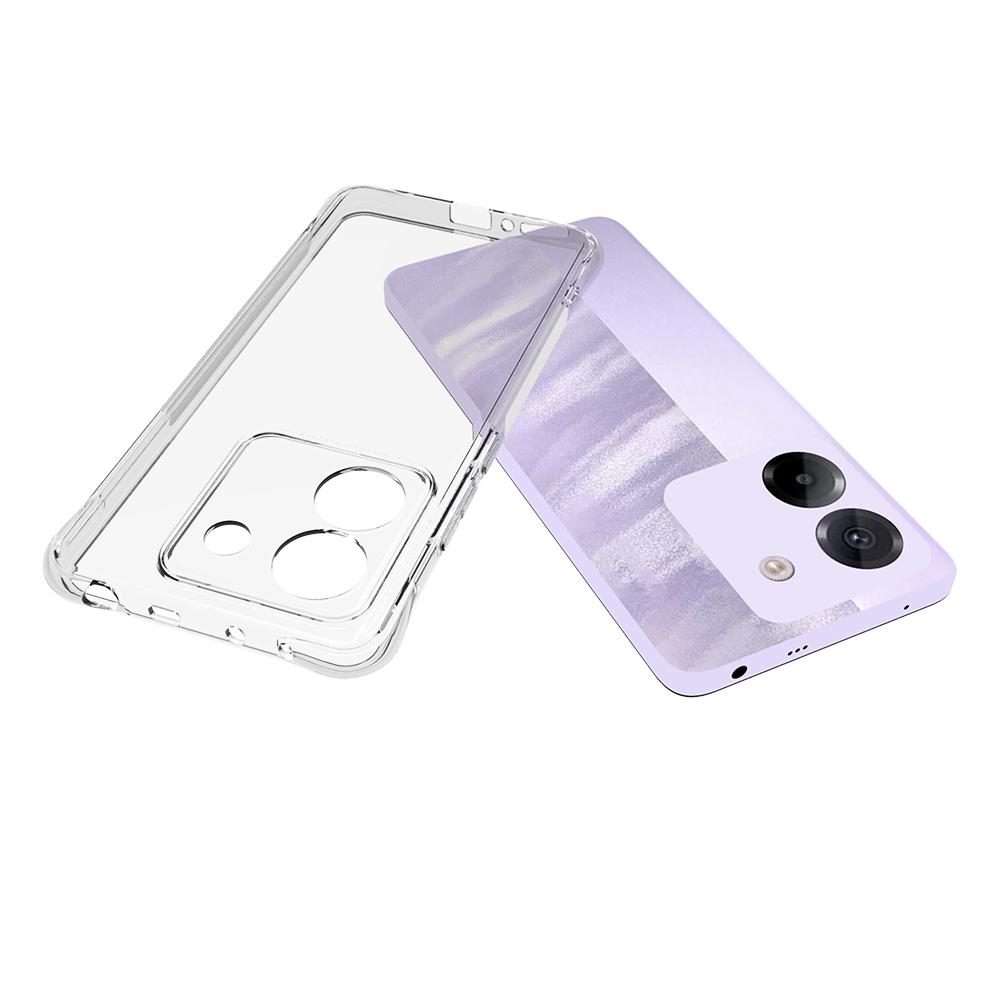 For Xiaomi Poco M7 Pro 5G Shockproof Non-slip Thickening TPU Phone Case(Transparent)