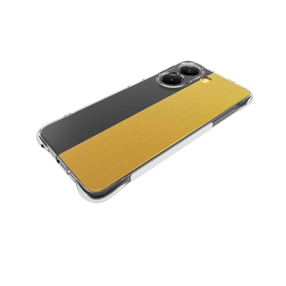 For Xiaomi Poco X7 Pro Shockproof Non-slip Thickening TPU Phone Case(Transparent)