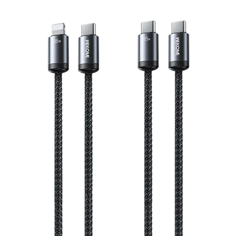 WK WDC-33 Raython Gen2 1m PD35W Type-C to 8 Pin Fast Charging Data Cable(Black)