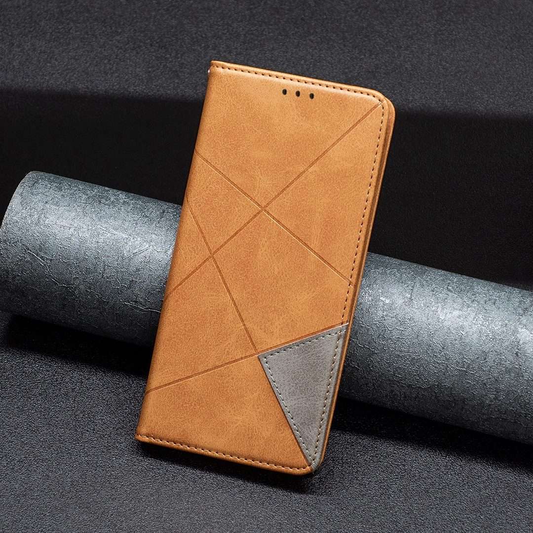 For Redmi Note 14 Pro 5G / Note 14 Pro+ 5G Rhombus Texture Magnetic Leather Phone Case(Yellow)