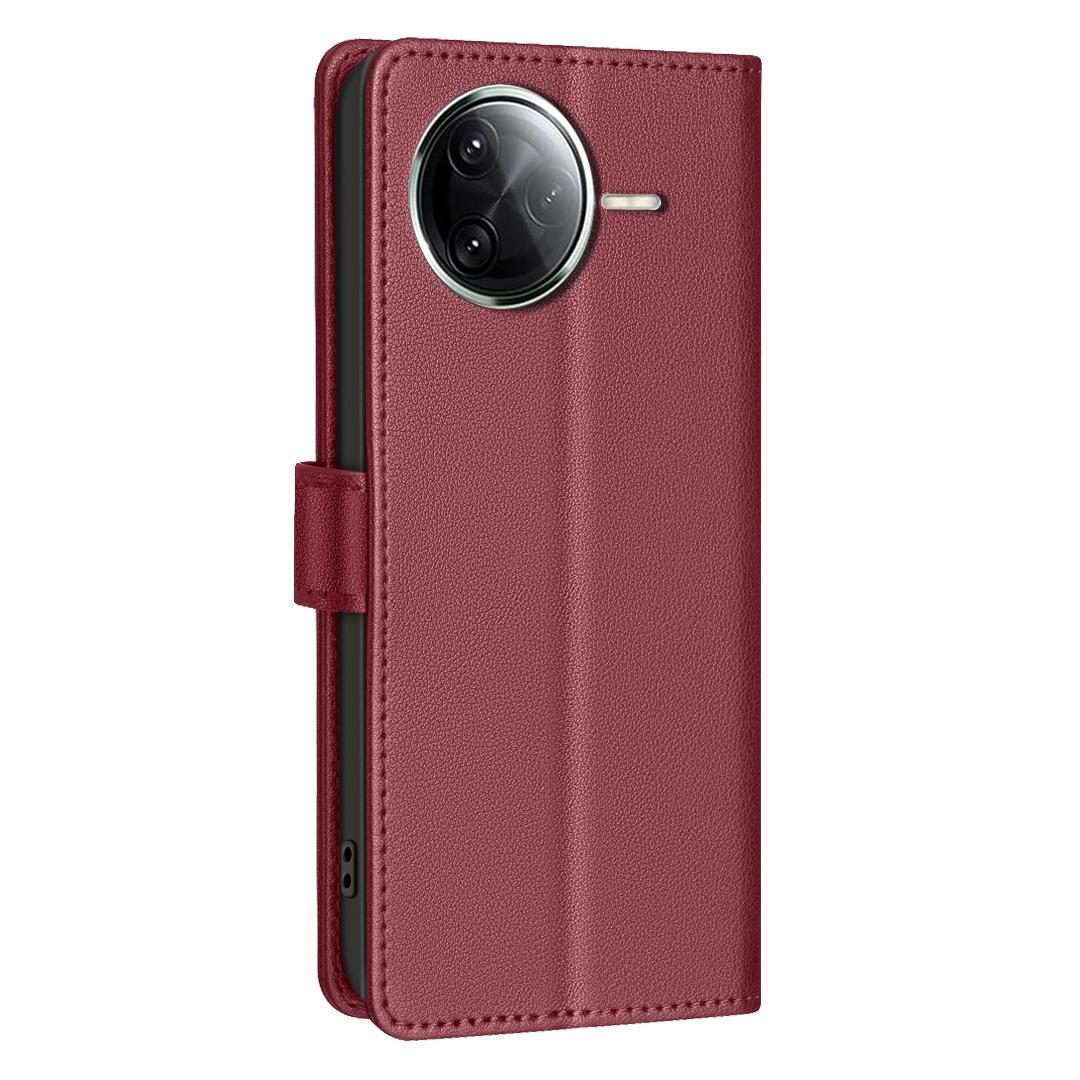 For Redmi K80 / K80 Pro Litchi Texture RFID Anti-theft Leather Phone Case(Red)