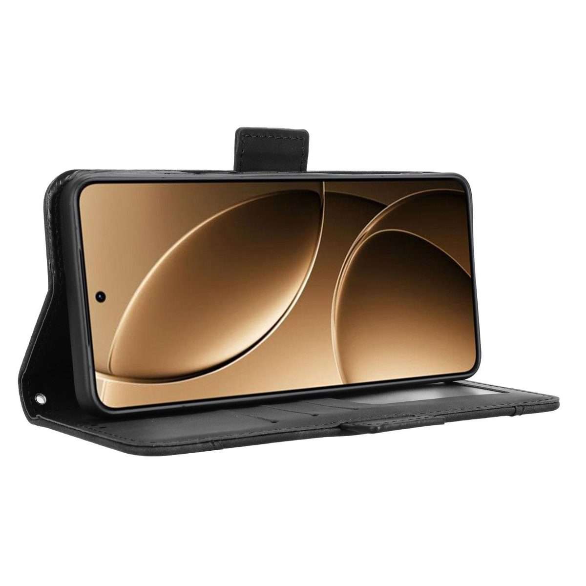 For Redmi K80 / K80 Pro Skin Feel Calf Texture Card Slots Leather Phone Case(Black)