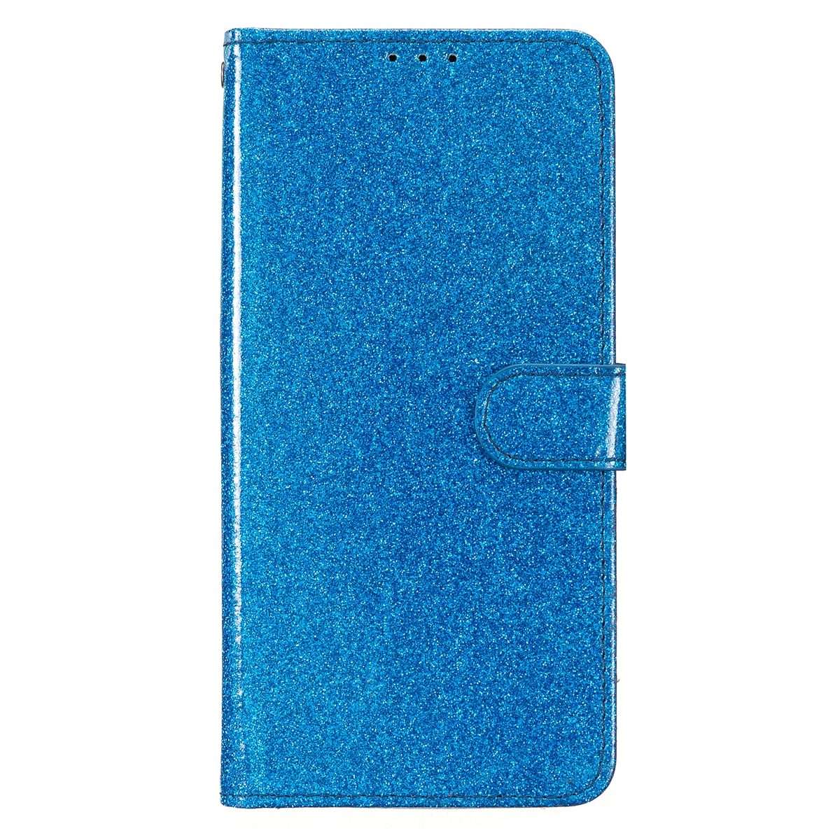 For Redmi Note 14 Pro+ 5G Glitter Powder Flip Leather Phone Case(Blue)