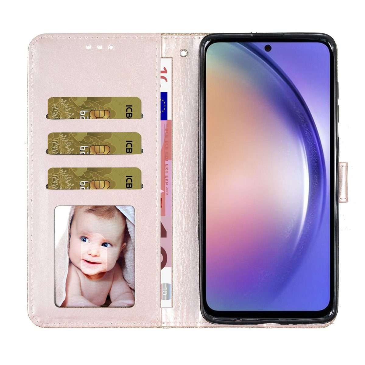 For Redmi Note 15 Pro+ 5G Global 163.3mm Glitter Powder Flip Leather Phone Case(Gold)