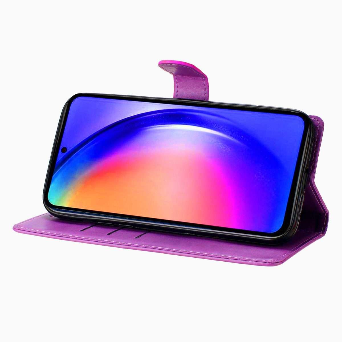 For Redmi Note 15 Pro+ 5G Global 163.3mm Glitter Powder Flip Leather Phone Case(Purple)