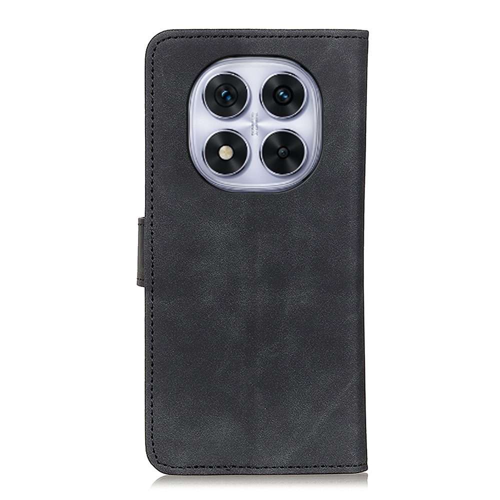 For Redmi Note 14 Pro 4G KHAZNEH Retro Texture Flip Leather Phone Case(Black)