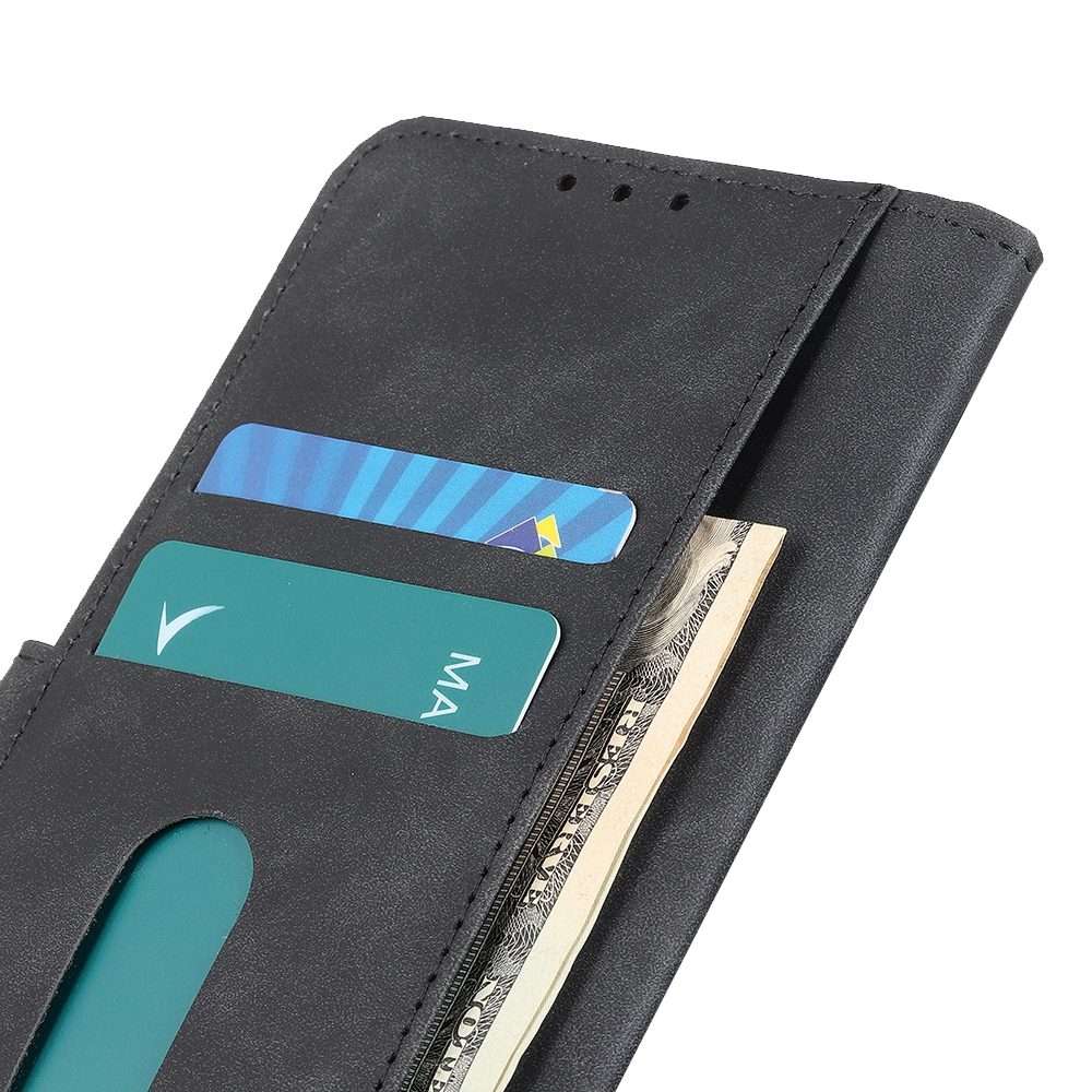 For Redmi Note 14 Pro 4G KHAZNEH Retro Texture Flip Leather Phone Case(Black)