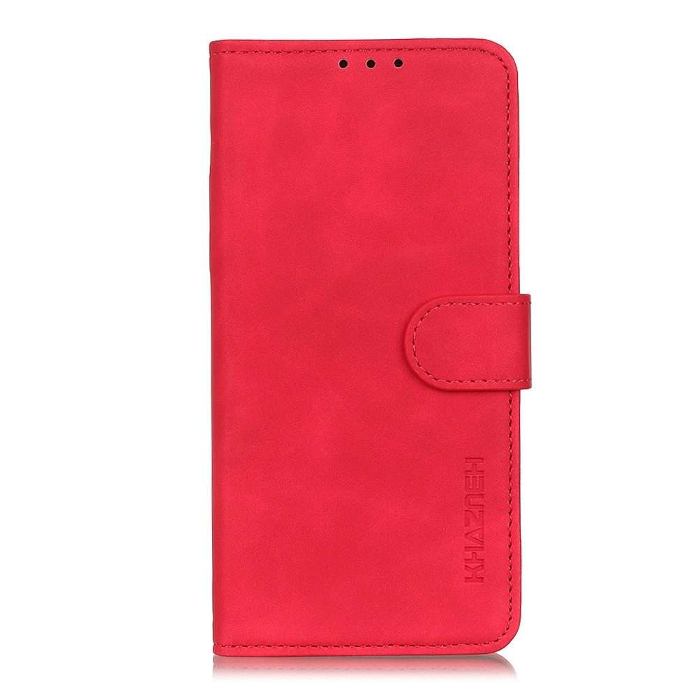 For Redmi Note 14 Pro 4G KHAZNEH Retro Texture Flip Leather Phone Case(Red)