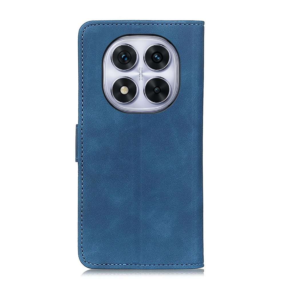 For Redmi Note 14 Pro 4G KHAZNEH Retro Texture Flip Leather Phone Case(Blue)