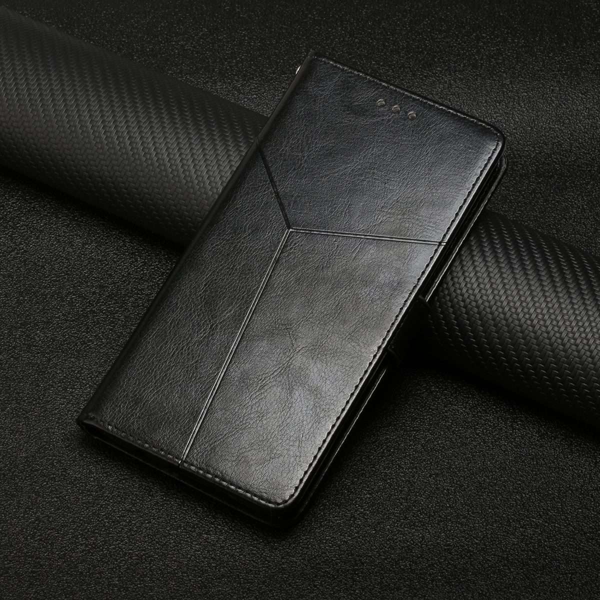 For Redmi Note 14 Pro+ 5G Y-shaped Pattern Flip Leather Phone Case(Black)