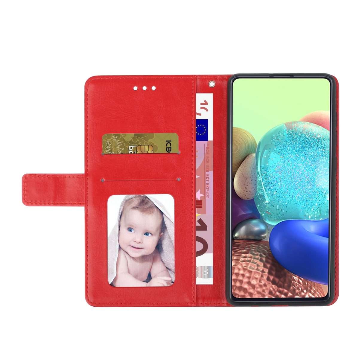 For Redmi Note 14 Pro+ 5G Y-shaped Pattern Flip Leather Phone Case(Red)