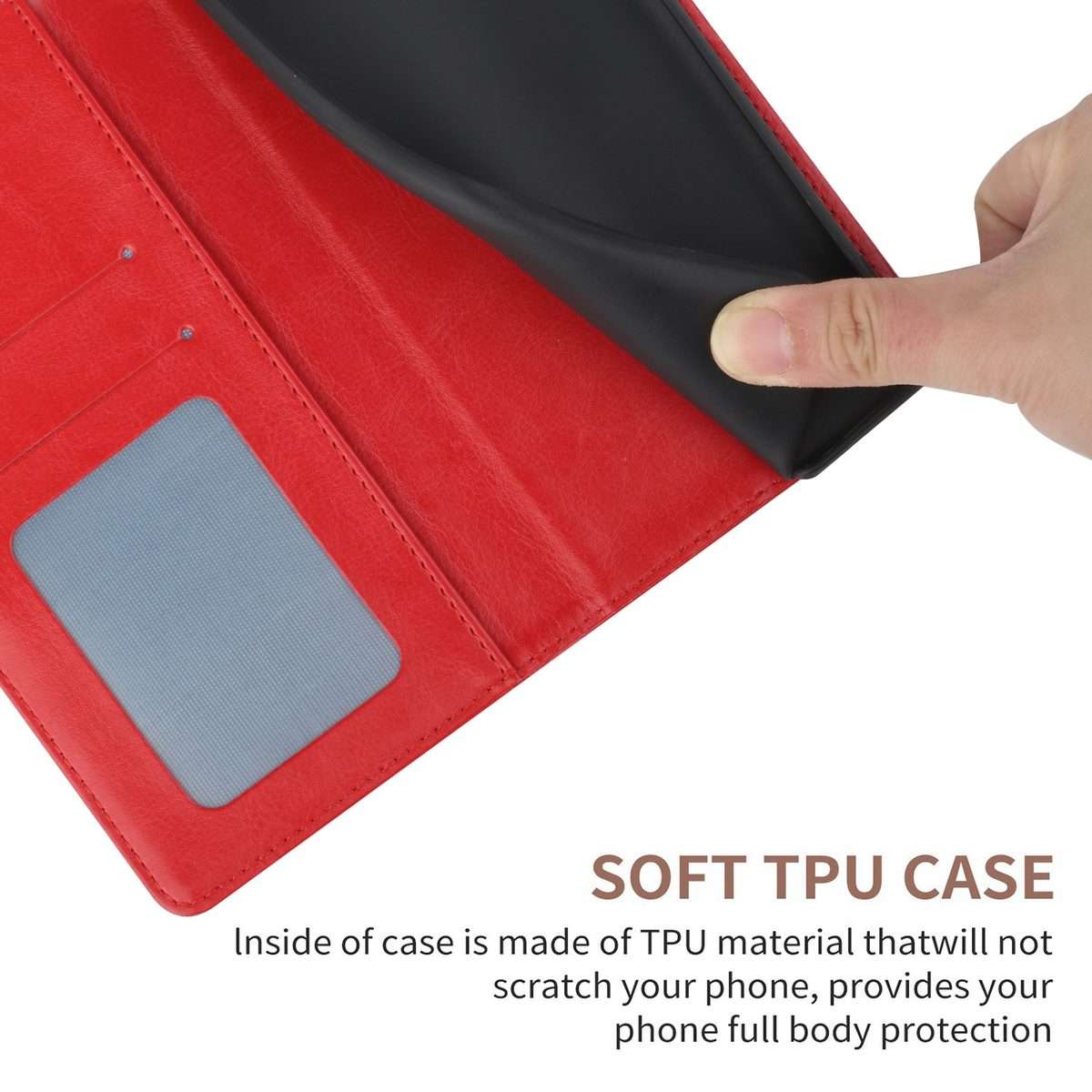 For Redmi Note 14 Pro+ 5G Y-shaped Pattern Flip Leather Phone Case(Red)