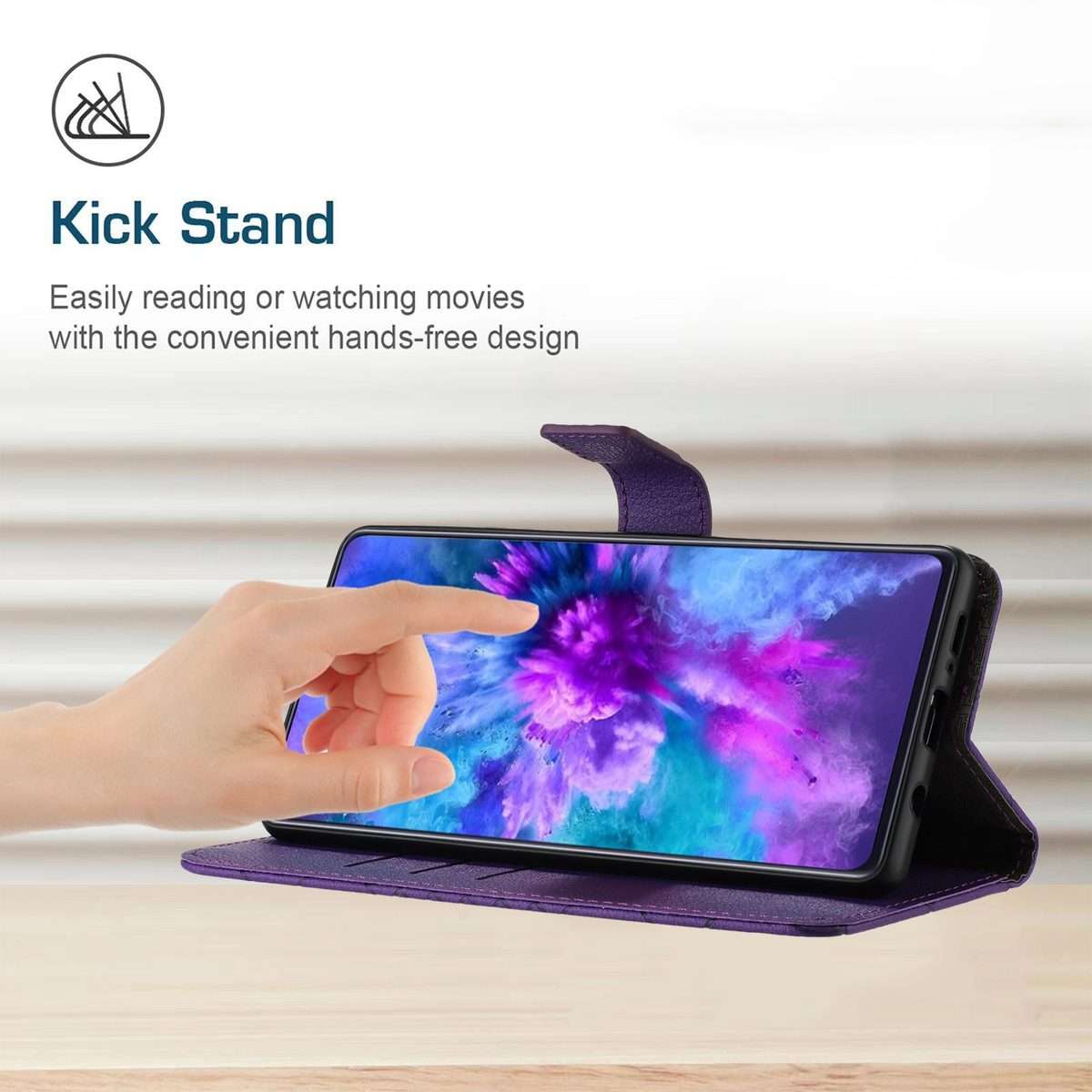 For Redmi Note 14 Pro+ 5G Rhombic Grid Texture Leather Phone Case(Purple)