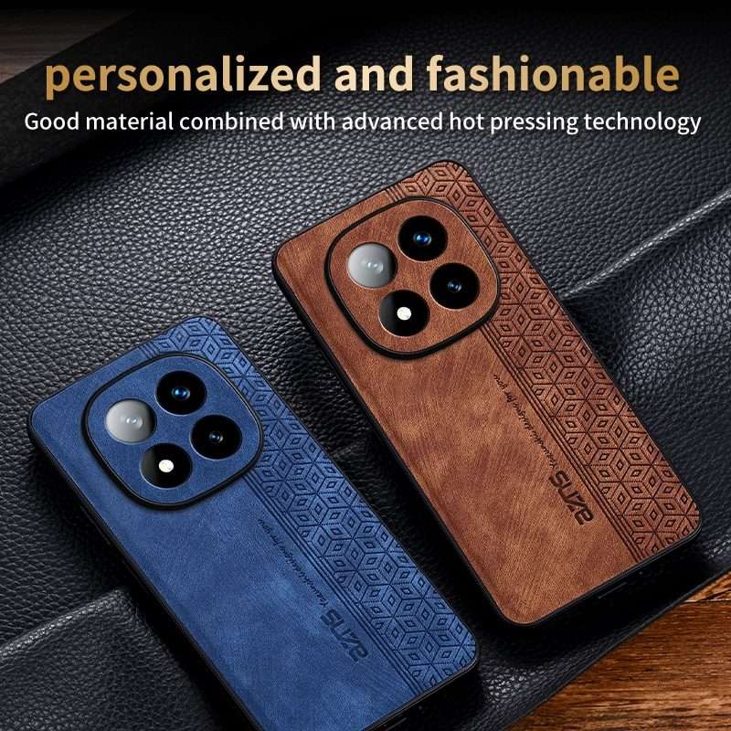 For Redmi Note 14 Pro+ 5G AZNS 3D Embossed Skin Feel Phone Case(Black)