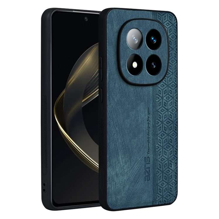 For Redmi Note 14 Pro+ 5G AZNS 3D Embossed Skin Feel Phone Case(Dark Green)