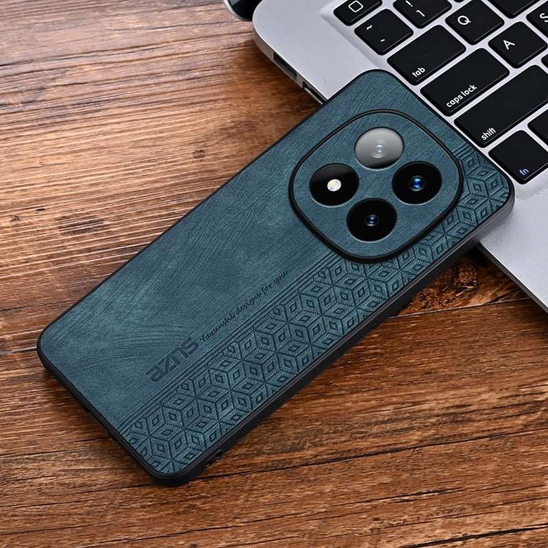 For Redmi Note 14 Pro+ 5G AZNS 3D Embossed Skin Feel Phone Case(Dark Green)