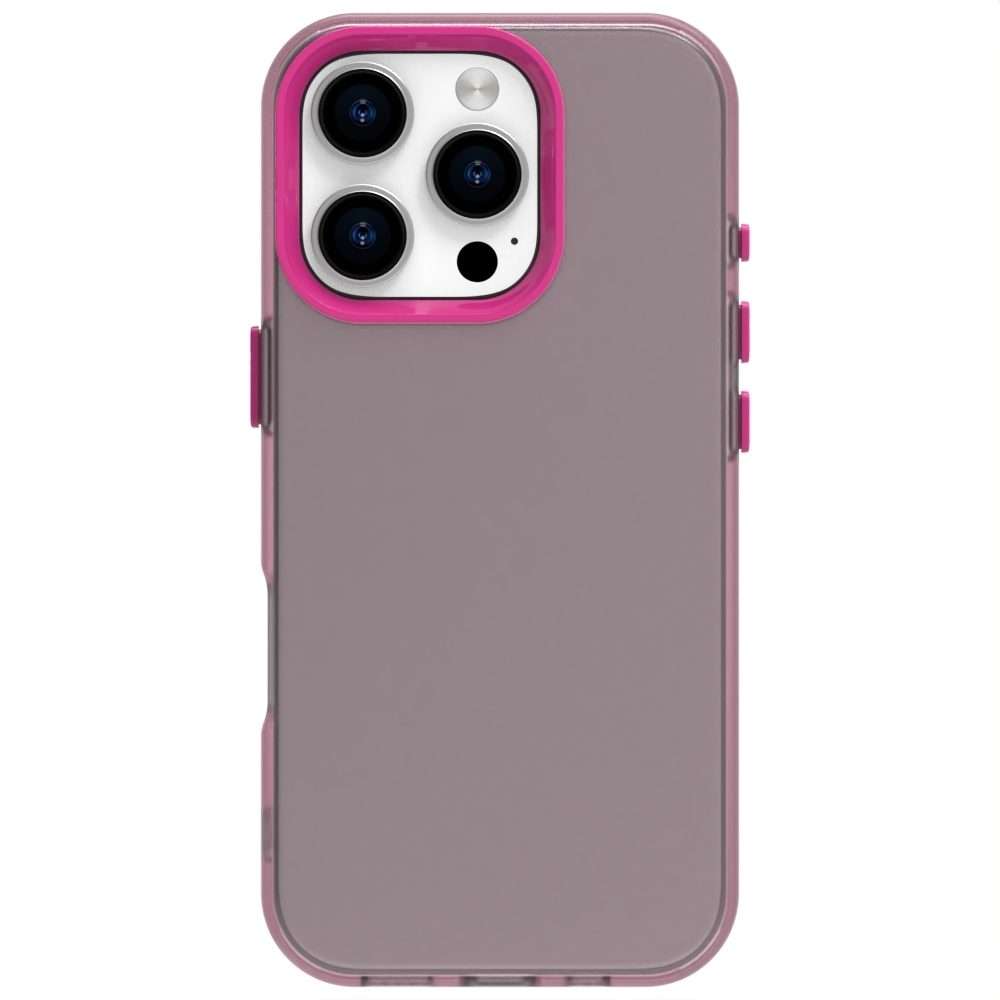 For iPhone 16 Pro Max Candy PC Hybrid TPU Shockproof Phone Case(Red)