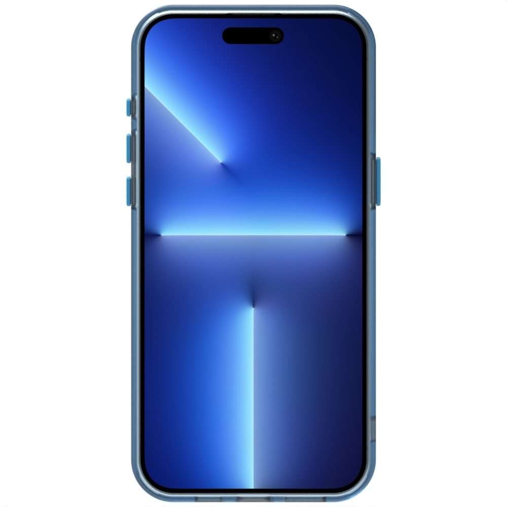 For iPhone 13 Pro Max Candy PC Hybrid TPU Shockproof Phone Case(Blue)