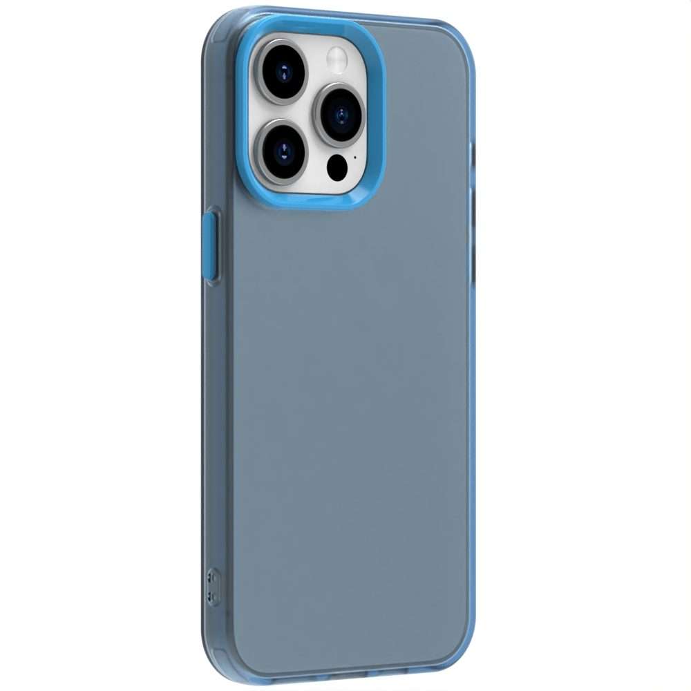 For iPhone 13 Pro Max Candy PC Hybrid TPU Shockproof Phone Case(Blue)