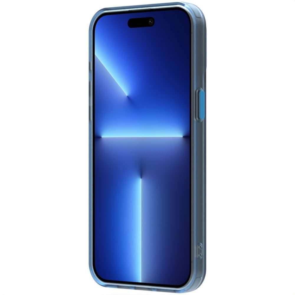 For iPhone 13 Pro Max Candy PC Hybrid TPU Shockproof Phone Case(Blue)