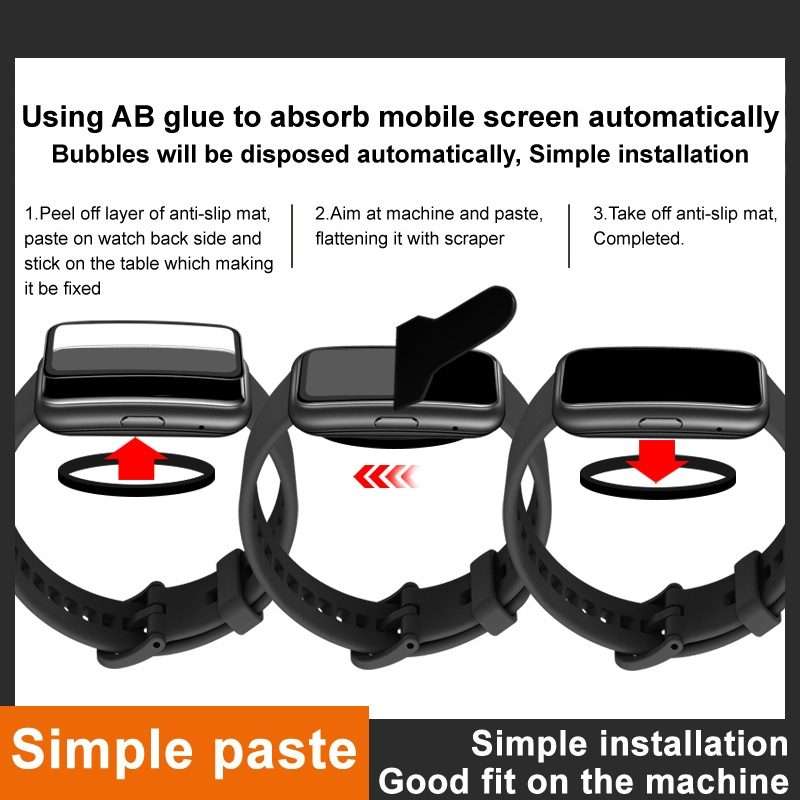 For Redmi Watch 5 imak Plexiglass HD Watch Protective Film