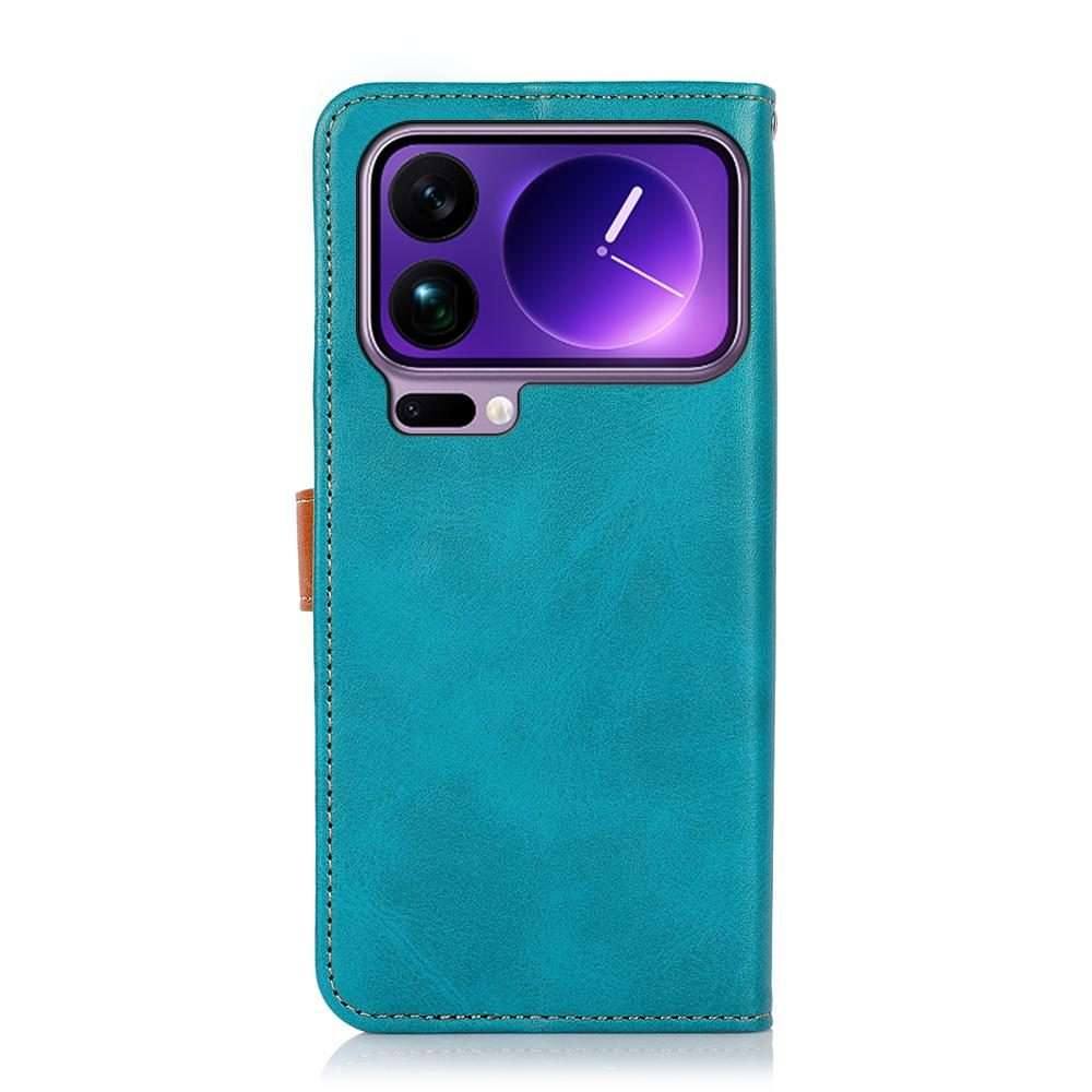 For Xiaomi 17 Pro KHAZNEH Cowhide Texture Flip Leather Phone Case(Blue)