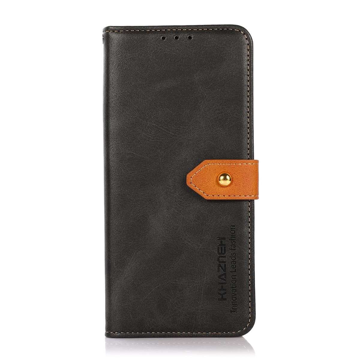 For Xiaomi 17 Pro KHAZNEH Cowhide Texture Flip Leather Phone Case(Black)