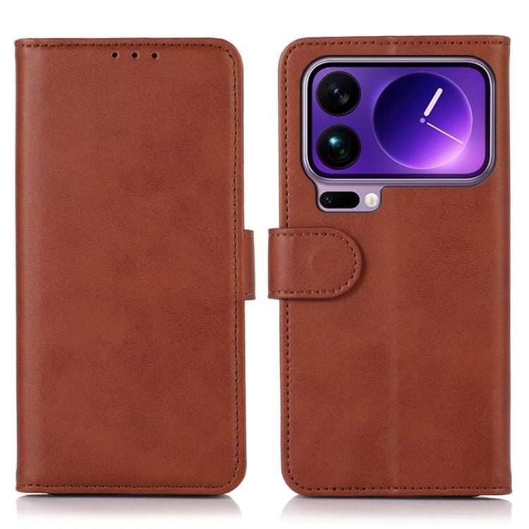 For Xiaomi 17 Pro Cow Texture Leather Phone Case(Brown)