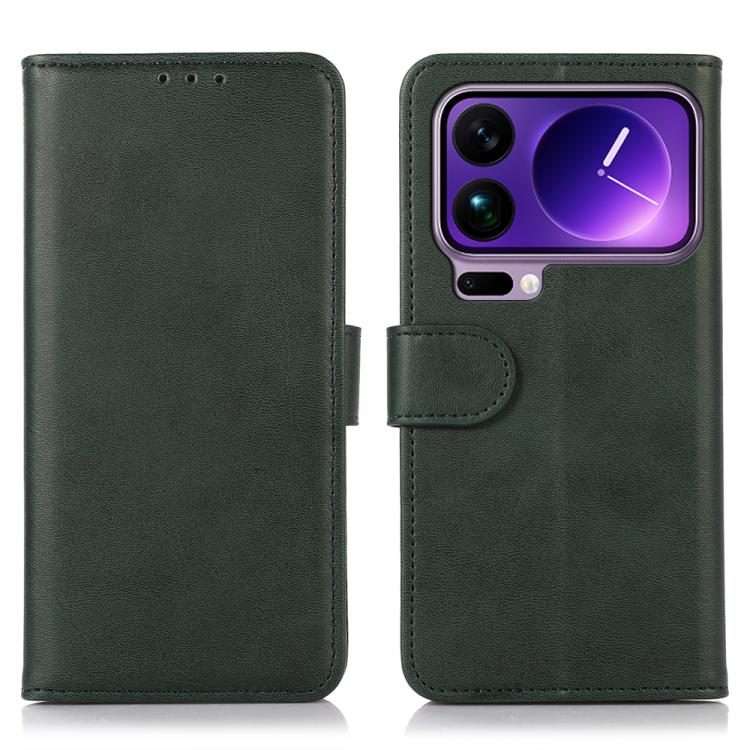 For Xiaomi 17 Pro Cow Texture Leather Phone Case(Green)