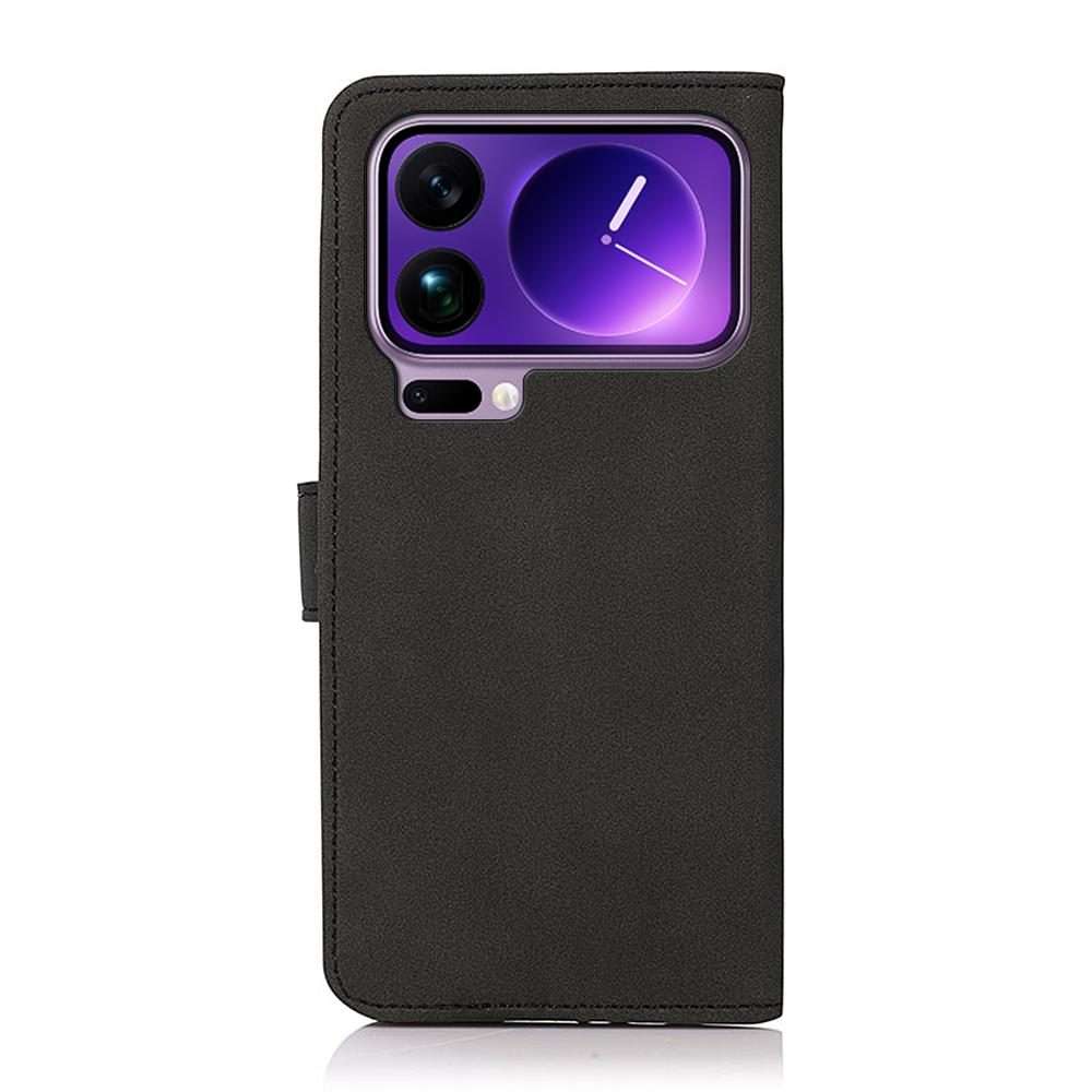 For Xiaomi 17 Pro Max KHAZNEH Matte Texture Leather Phone Case(Black)