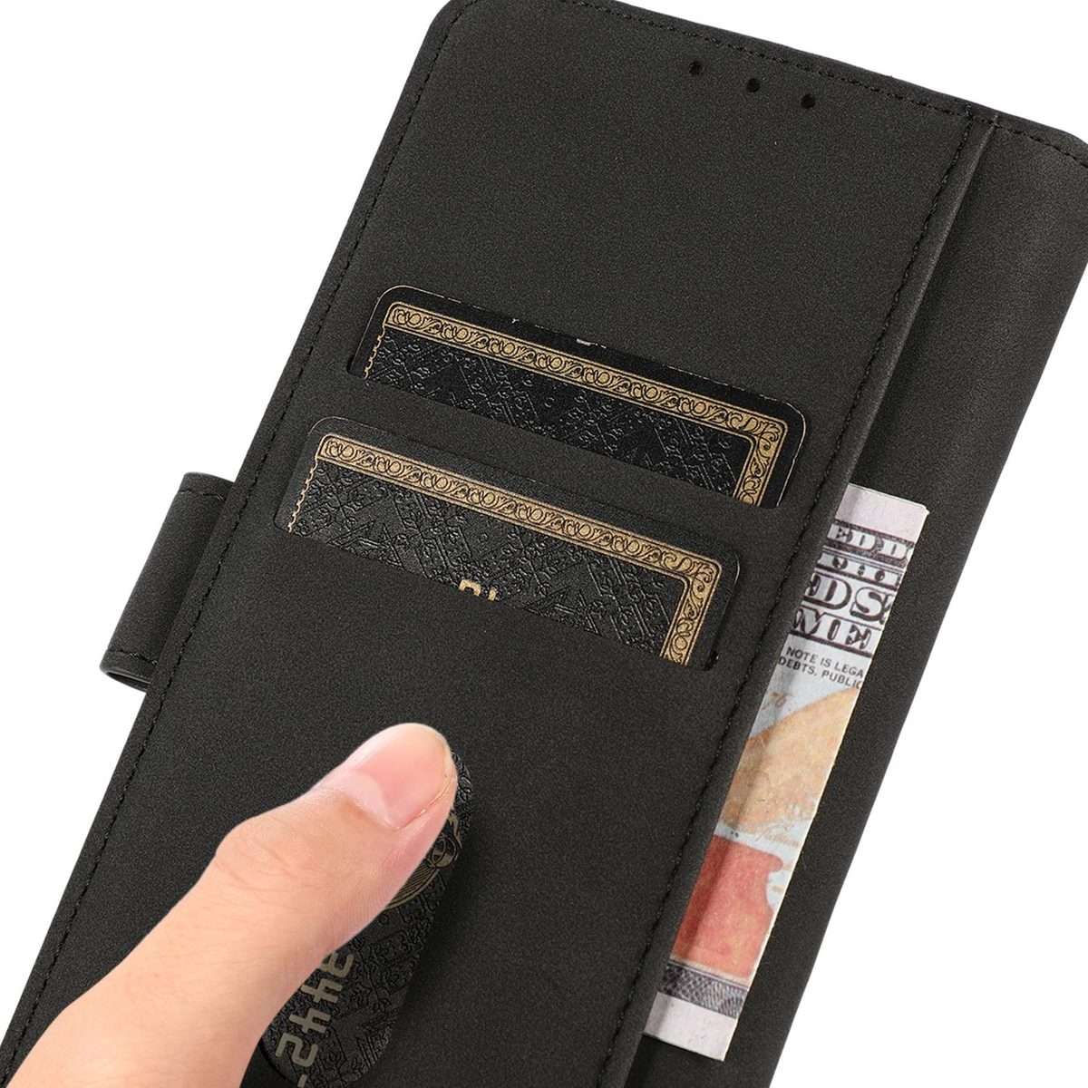 For Xiaomi 17 Pro Max KHAZNEH Matte Texture Leather Phone Case(Black)