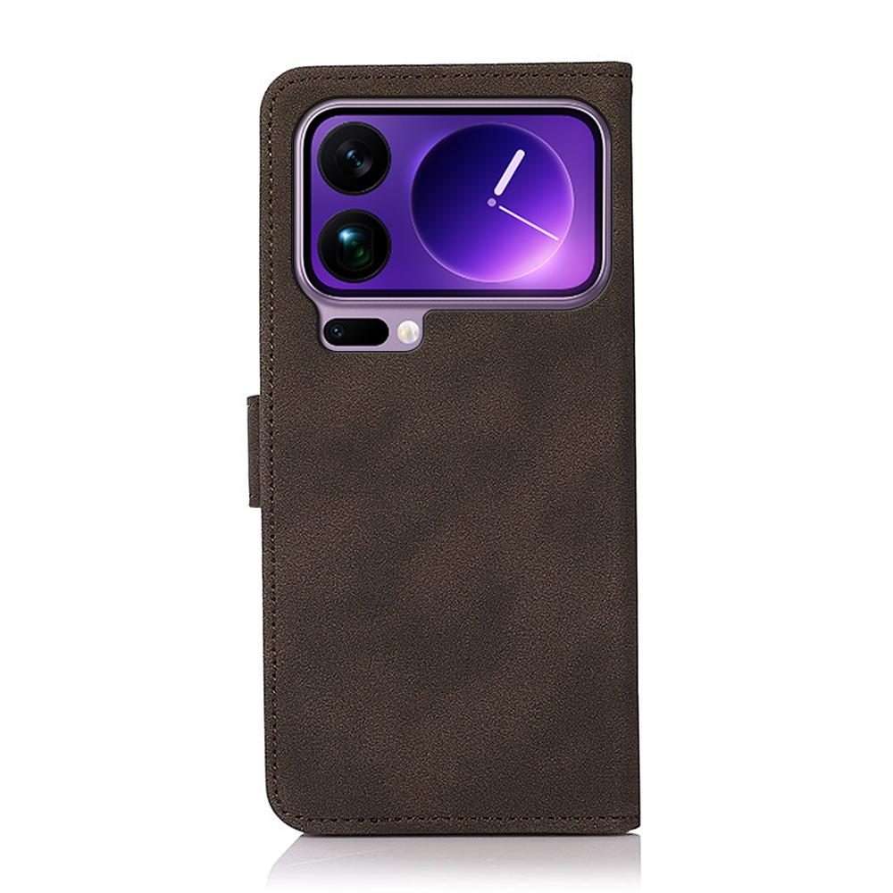 For Xiaomi 17 Pro Max KHAZNEH Matte Texture Leather Phone Case(Brown)