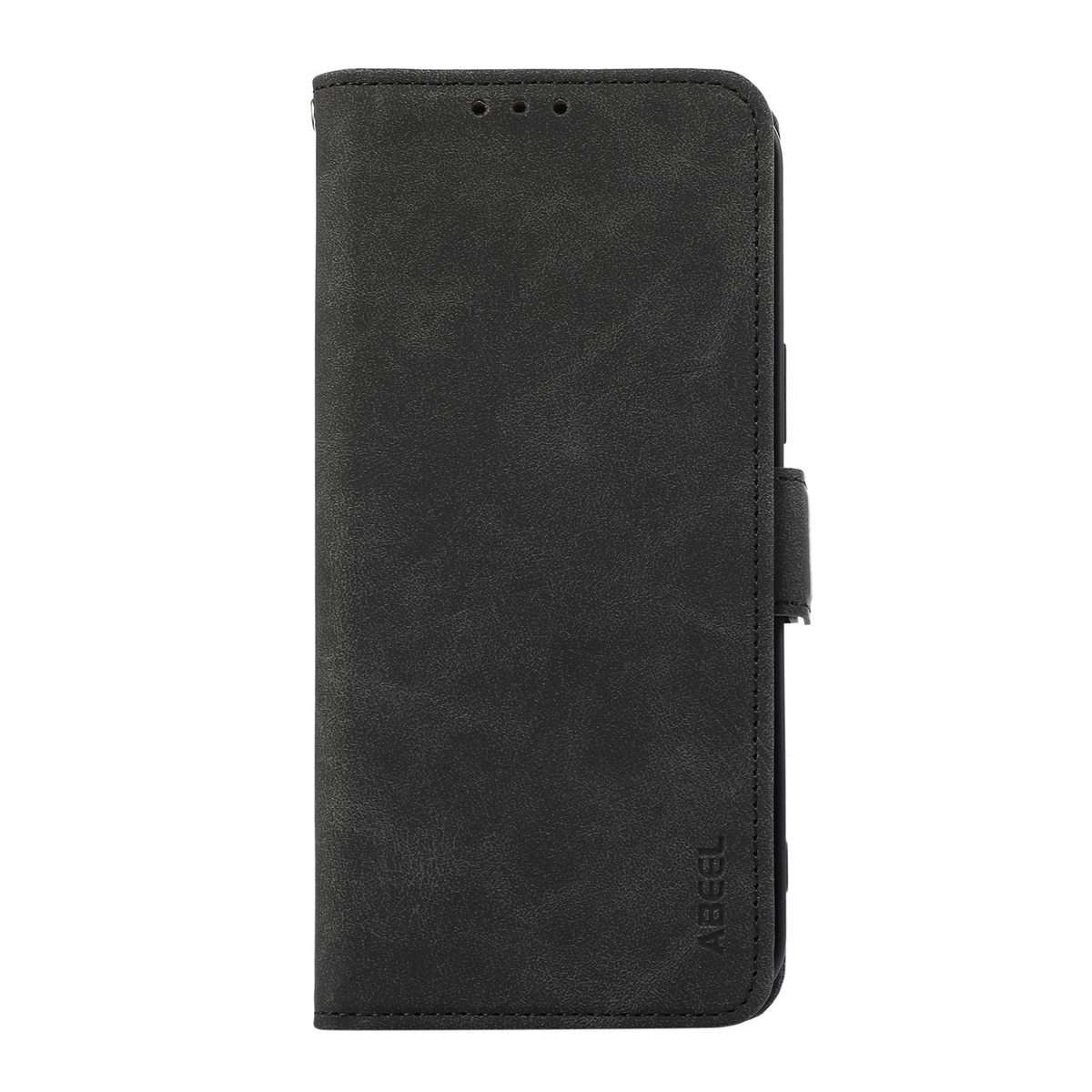 For Xiaomi 17 Pro ABEEL Frosted Magnetic RFID Leather Phone Case(Black)