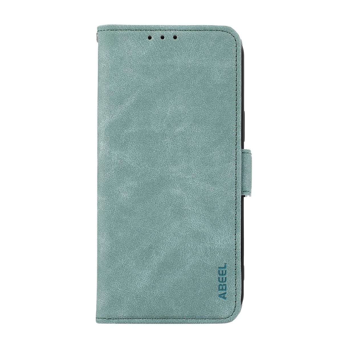 For Xiaomi 17 Pro ABEEL Frosted Magnetic RFID Leather Phone Case(Cyan)