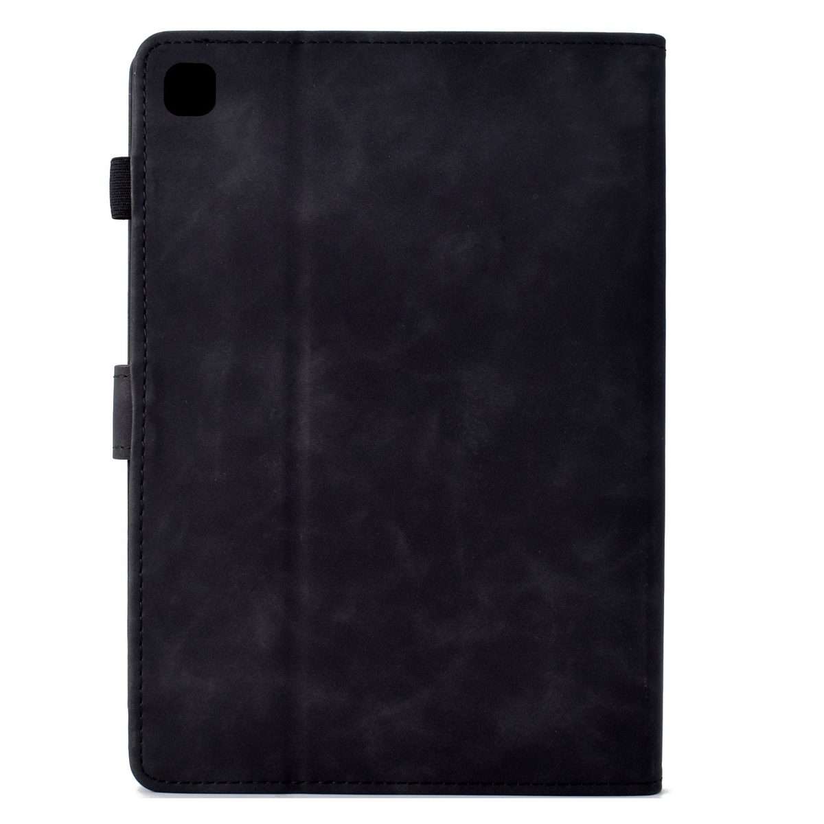 For Samsung Galaxy Tab A 10.1 2019 T510 Cats Embossed Leather Tablet Case(Black)