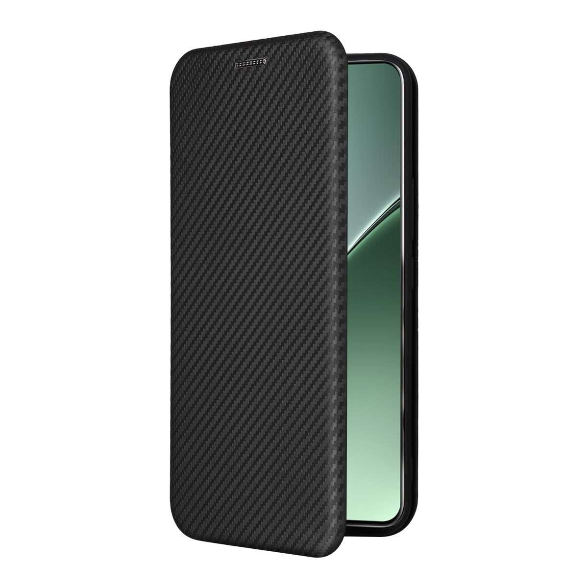 For Xiaomi 15 Pro Carbon Fiber Texture Flip Leather Phone Case(Black)