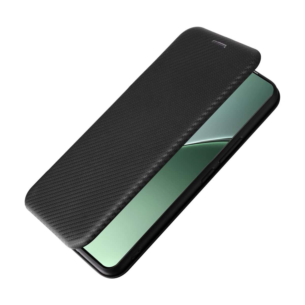For Xiaomi 15 Pro Carbon Fiber Texture Flip Leather Phone Case(Black)