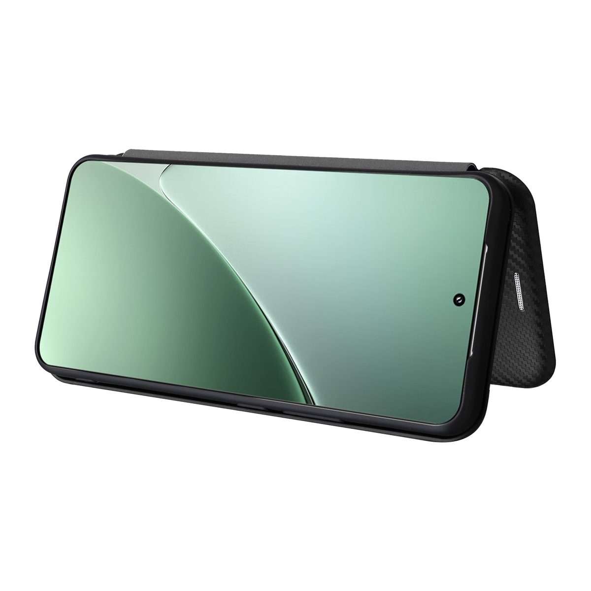 For Xiaomi 15 Pro Carbon Fiber Texture Flip Leather Phone Case(Black)