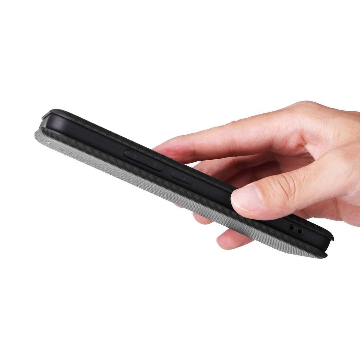 For Xiaomi 15 Pro Carbon Fiber Texture Flip Leather Phone Case(Black)