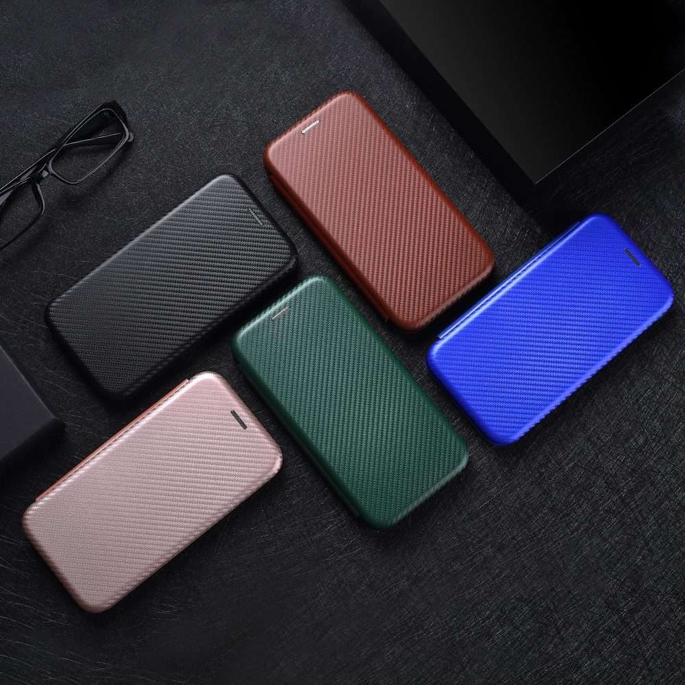 For Xiaomi 15 Pro Carbon Fiber Texture Flip Leather Phone Case(Brown)