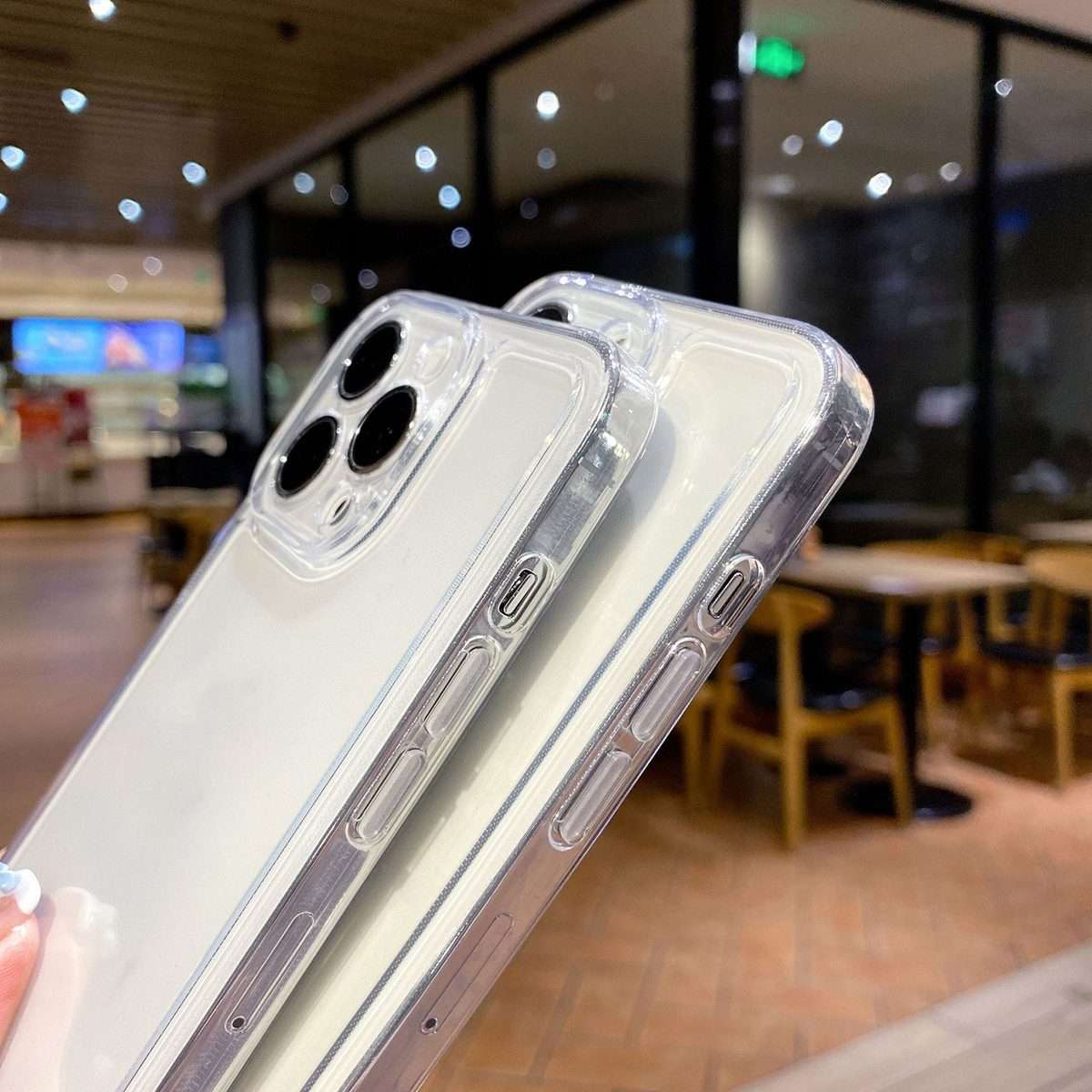For iPhone 15 Pro Max Space TPU Shockproof Phone Case(Transparent)