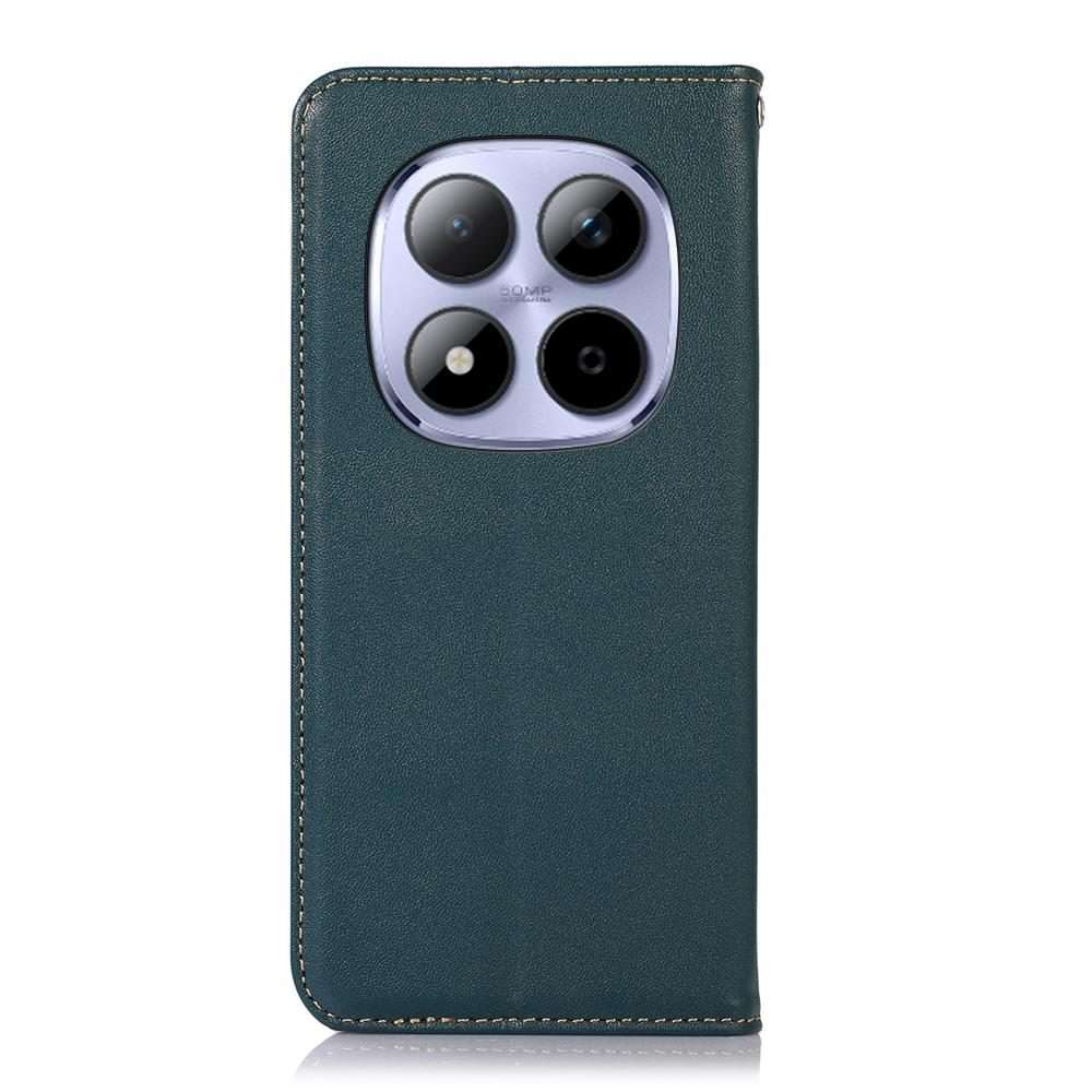 For Redmi Note 15 Pro+ 5G Global 163.3mm KHAZNEH Nappa Top Layer Cowhide Leather Phone Case(Green)