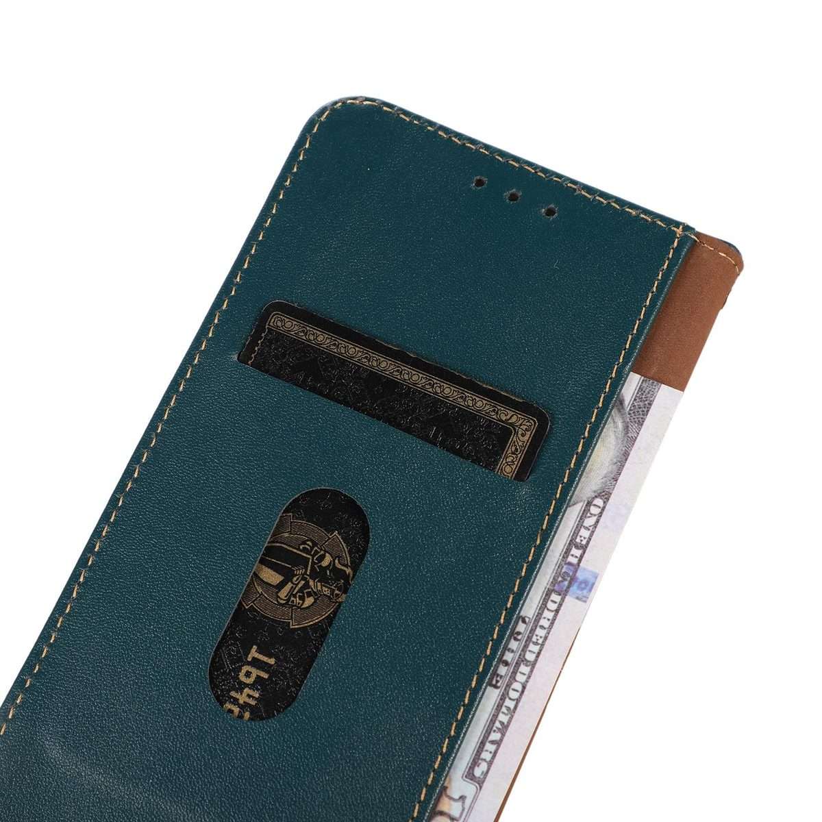For Redmi Note 15 Pro+ 5G Global 163.3mm KHAZNEH Nappa Top Layer Cowhide Leather Phone Case(Green)