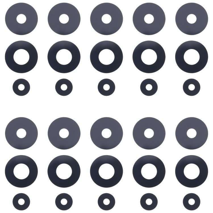 For Xiaomi Redmi Note 13 Pro 5G 10pcs Back Camera Lens
