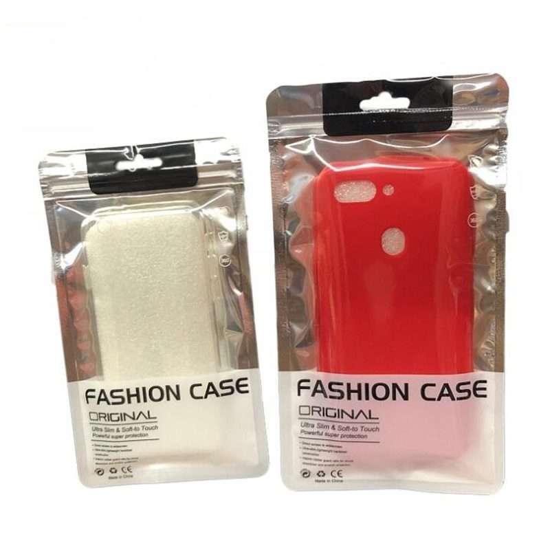 100 PCS Phone Case Packaging Bag Silver Plated Aluminum Self Sealing Bag, Spe ... (For 5.5-6 inch)
